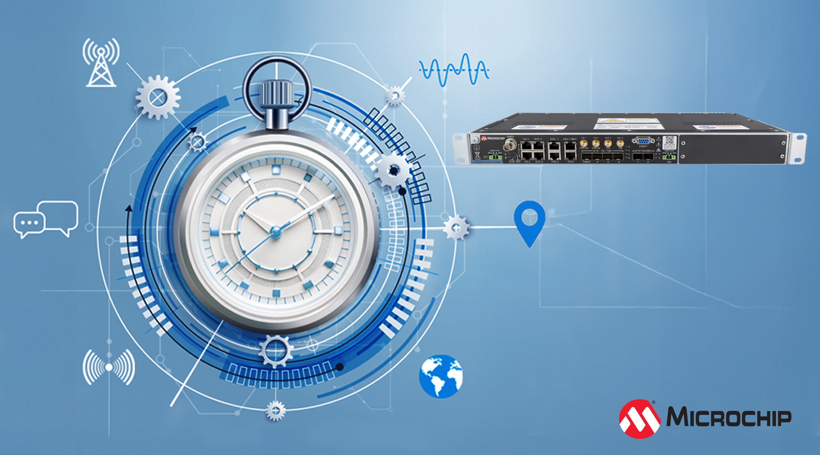 Microchip推出高精度时间传输解决方案TimeProv